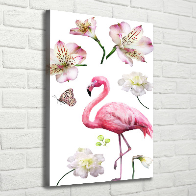 Verticaal schilderij op canvas Tropische collectie