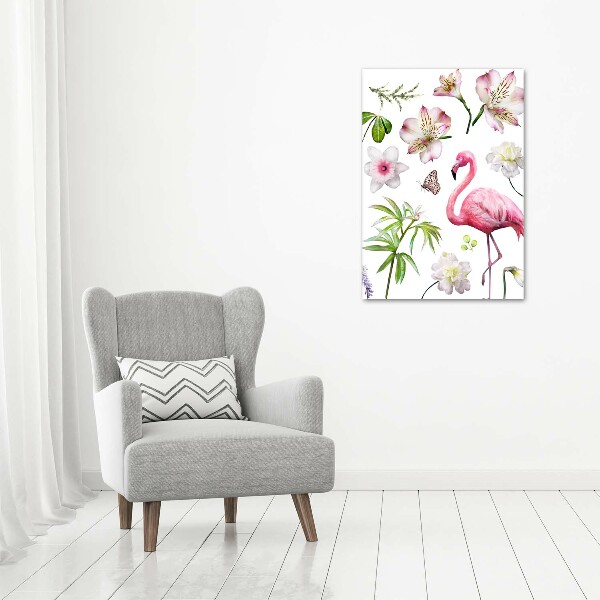 Verticaal schilderij op canvas Tropische collectie