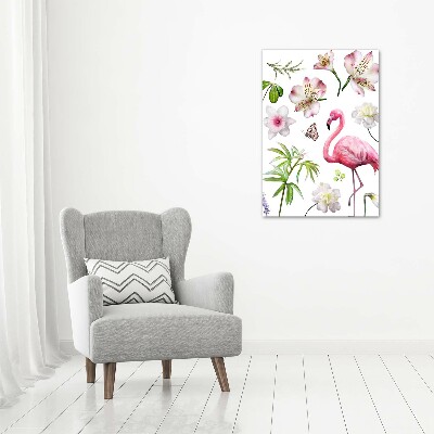 Verticaal schilderij op canvas Tropische collectie