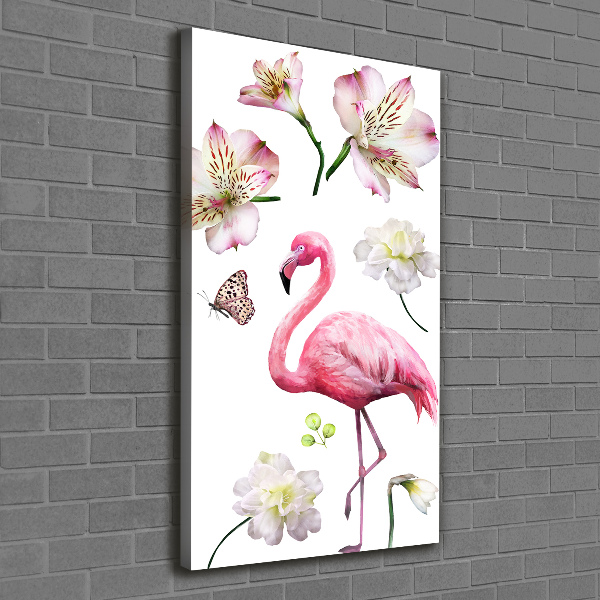 Verticaal schilderij op canvas Tropische collectie