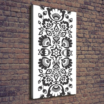 Verticale foto op canvas Volkspatroon