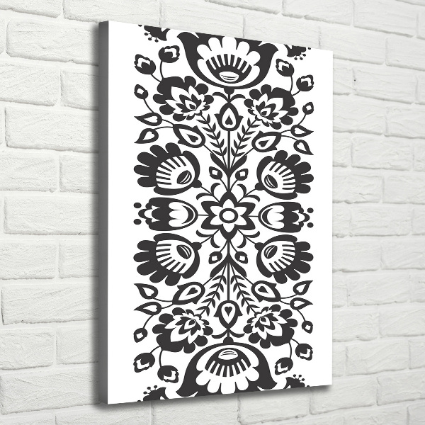 Verticale foto op canvas Volkspatroon