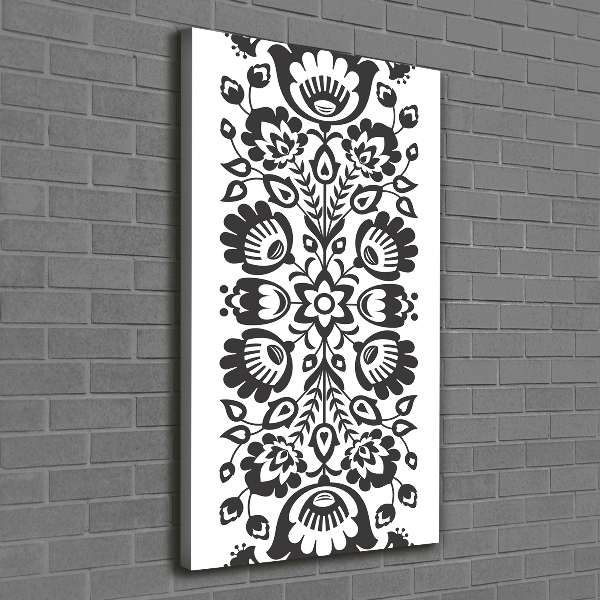 Verticale foto op canvas Volkspatroon