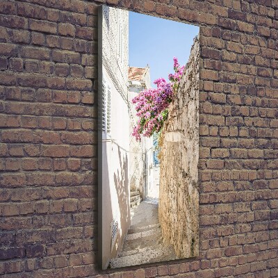 Verticaal schilderij op canvas Korčula, Kroatië