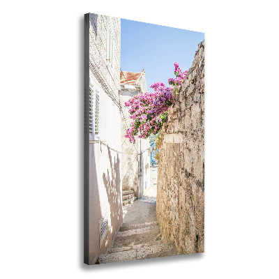 Verticaal schilderij op canvas Korčula, Kroatië
