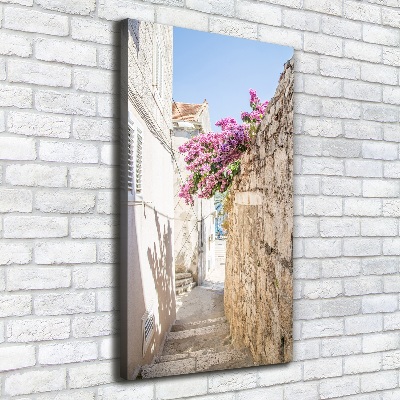 Verticaal schilderij op canvas Korčula, Kroatië