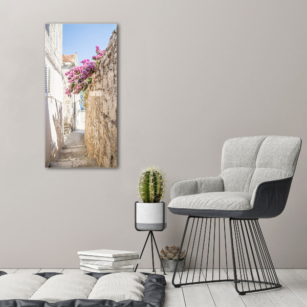 Verticaal schilderij op canvas Korčula, Kroatië