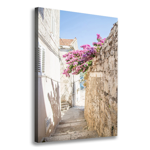 Verticaal schilderij op canvas Korčula, Kroatië