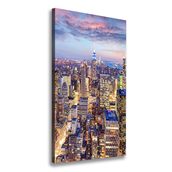 Verticale foto op canvas New York