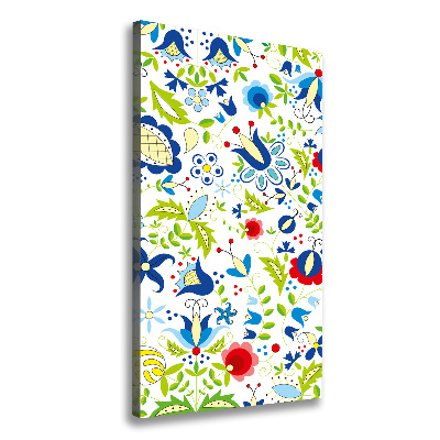 Verticaal canvasschilderij Etnisch patroon