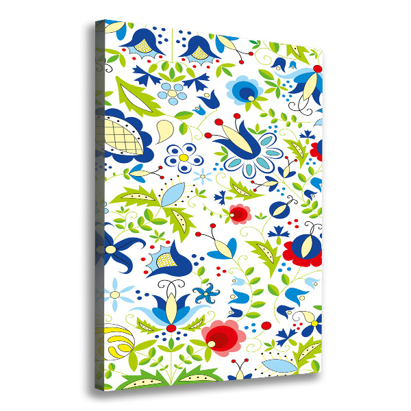 Verticaal canvasschilderij Etnisch patroon