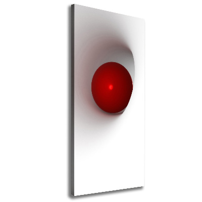 Verticaal canvasschilderij Abstracte bol