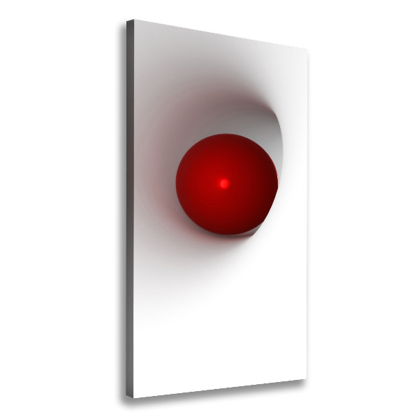 Verticaal canvasschilderij Abstracte bol