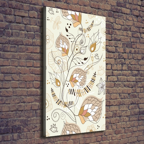 Verticale canvasfoto Ornamenten