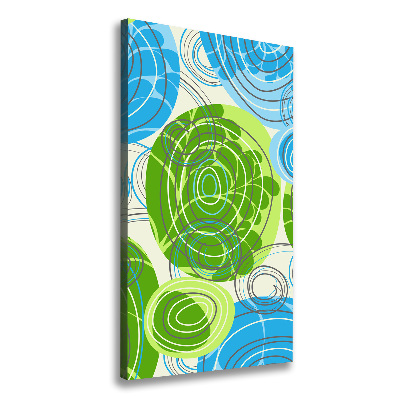 Verticaal schilderij op canvas Abstractie