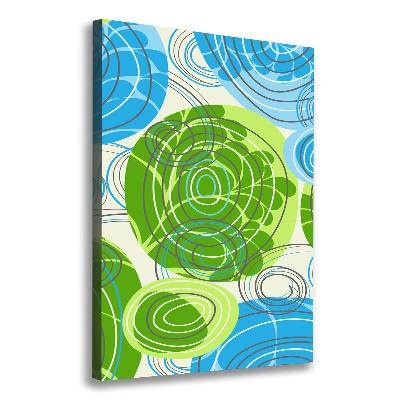 Verticaal schilderij op canvas Abstractie