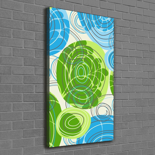 Verticaal schilderij op canvas Abstractie