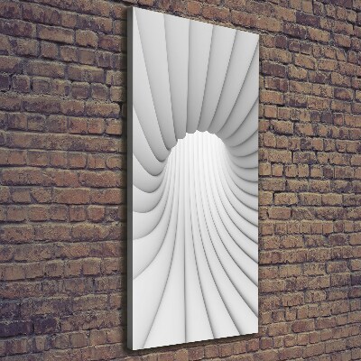 Verticale foto op canvas Abstracte tunnel