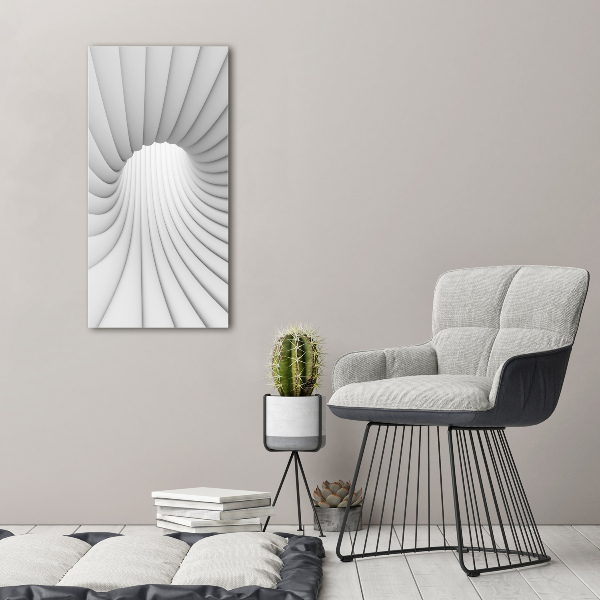 Verticale foto op canvas Abstracte tunnel