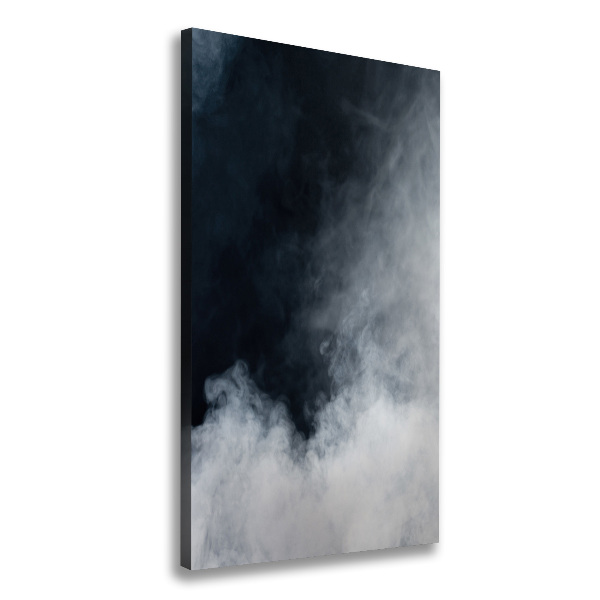Verticale canvasfoto Witte rook