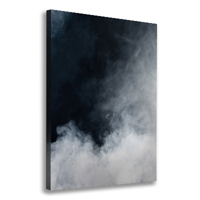Verticale canvasfoto Witte rook