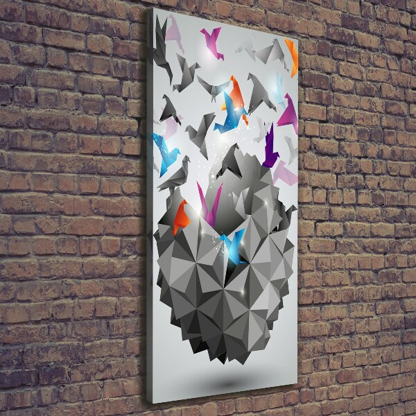 Foto obraz na płótnie pionowy Papierowa wolność