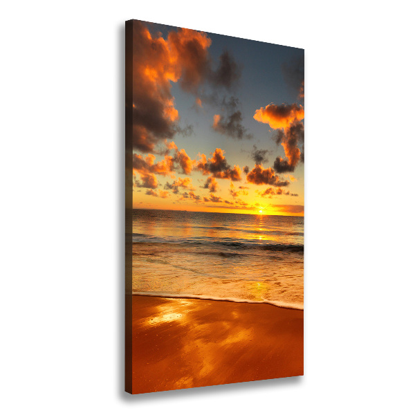 Verticale foto op canvas Australisch strand