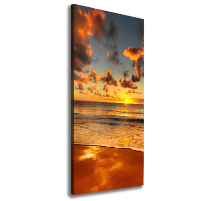 Verticale foto op canvas Australisch strand