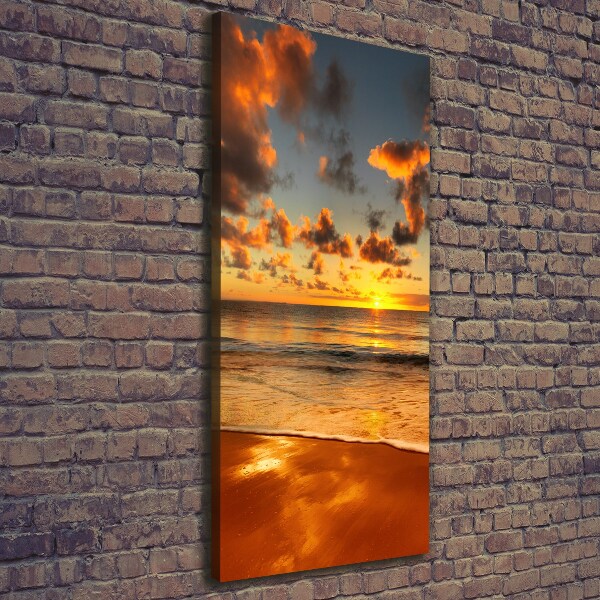 Verticale foto op canvas Australisch strand