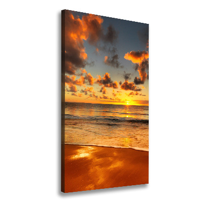 Verticale foto op canvas Australisch strand