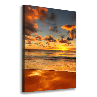Verticale foto op canvas Australisch strand