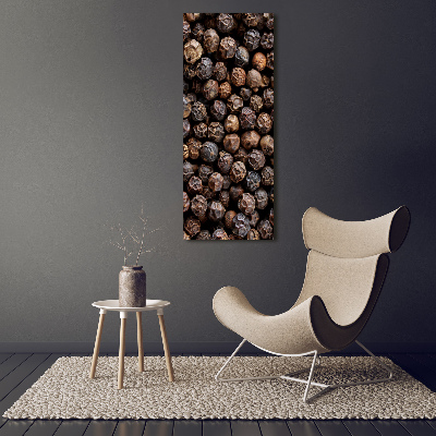 Verticale foto op canvas Peperkorrels