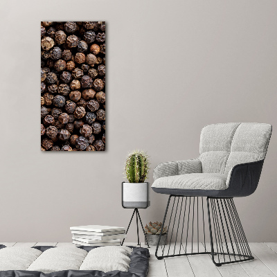 Verticale foto op canvas Peperkorrels