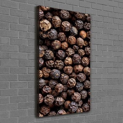 Verticale foto op canvas Peperkorrels