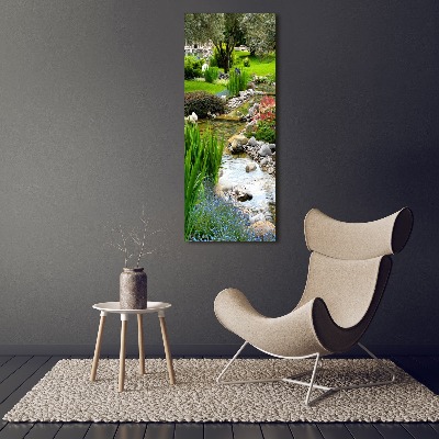 Verticale foto op canvas Aziatische tuin