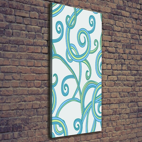 Verticale canvasfoto Abstracte spiralen