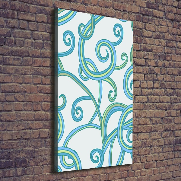 Verticale canvasfoto Abstracte spiralen