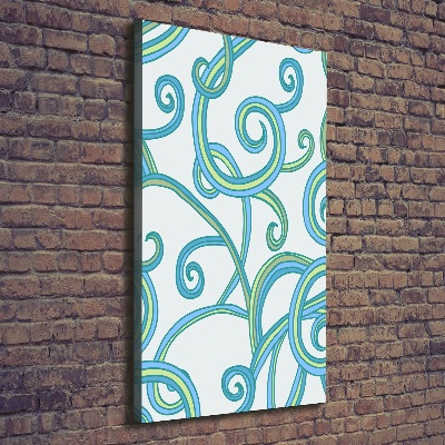 Verticale canvasfoto Abstracte spiralen