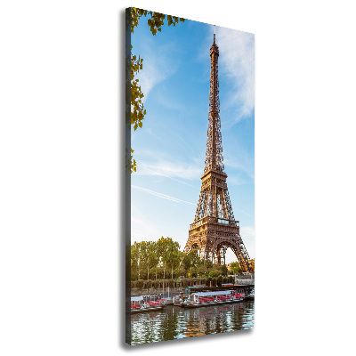 Verticale canvasfoto Eiffeltoren Parijs