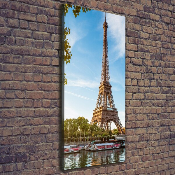 Verticale canvasfoto Eiffeltoren Parijs