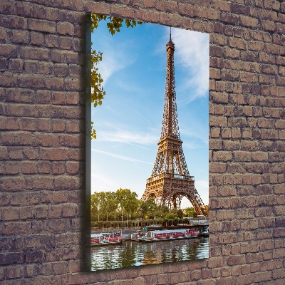 Verticale canvasfoto Eiffeltoren Parijs