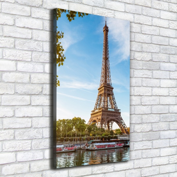 Verticale canvasfoto Eiffeltoren Parijs