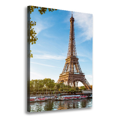 Verticale canvasfoto Eiffeltoren Parijs