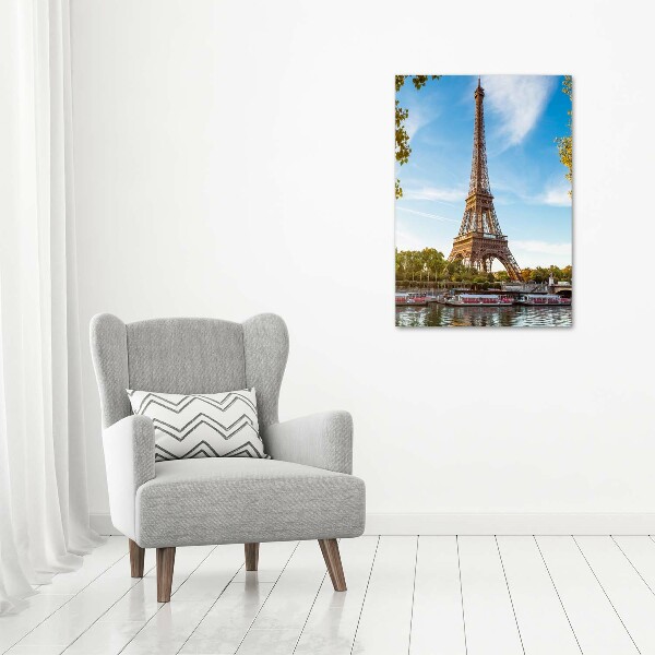 Verticale canvasfoto Eiffeltoren Parijs