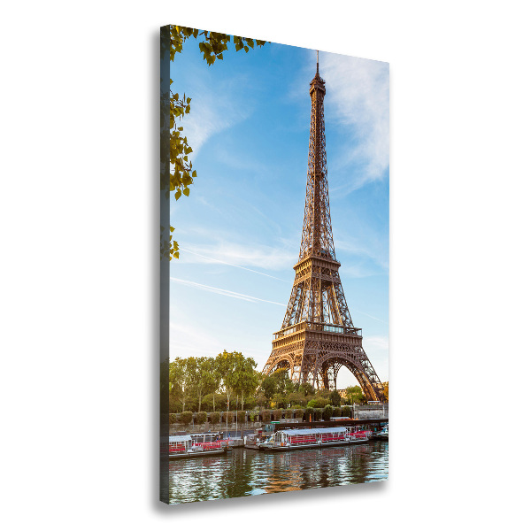Verticale canvasfoto Eiffeltoren Parijs