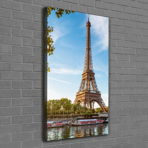 Verticale canvasfoto Eiffeltoren Parijs