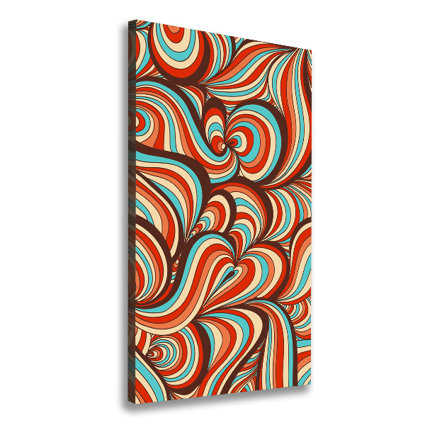 Verticaal canvasschilderij Wervelend patroon
