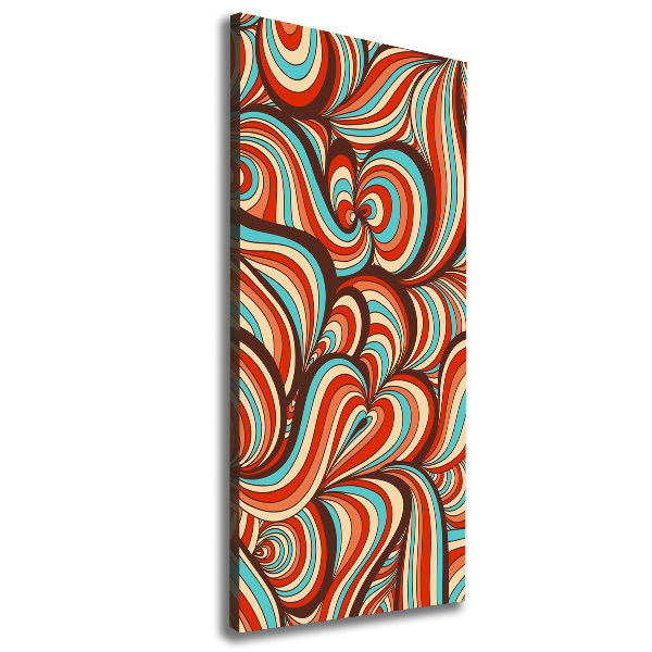 Verticaal canvasschilderij Wervelend patroon