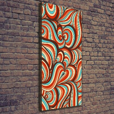 Verticaal canvasschilderij Wervelend patroon