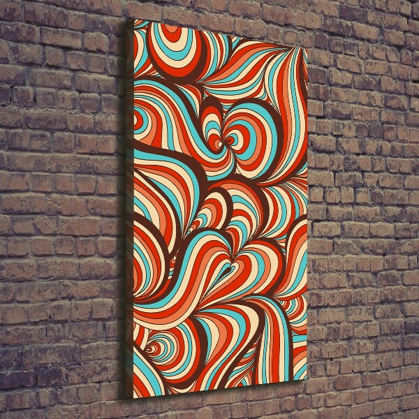 Verticaal canvasschilderij Wervelend patroon